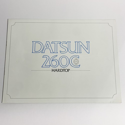 Datsun 260c hardtop prospekt - hardtop, /