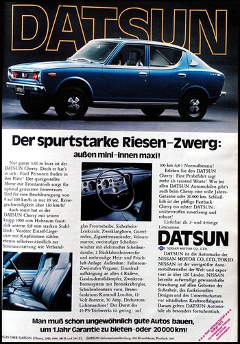 Datsun cherry originale - cherry,,