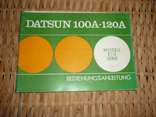 Datsun 100a 120 modell e10 - 120,