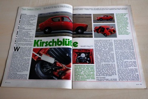 Mot 1973 datsun cherry - mot,