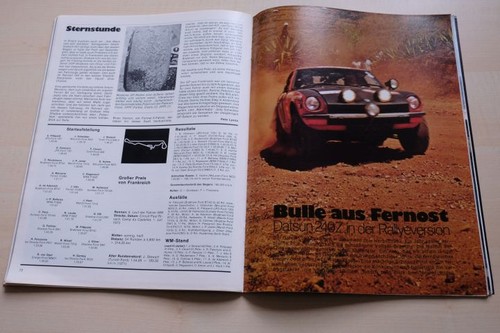 Rallye racing 1973 datsun - racing, 08/1973