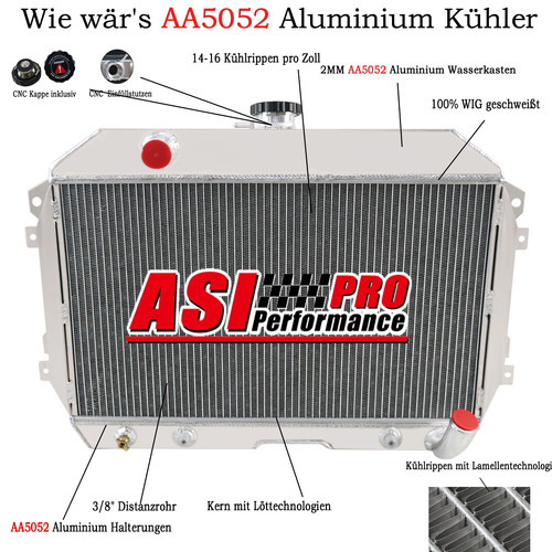 Reihe 62mm aluminium kühler - 4,
