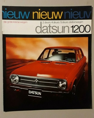 Datsun 1200 prospekt 1973 de - 1973,